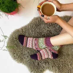 Moomin Fair Isle Snorkmaiden Socks><noscript><img width=