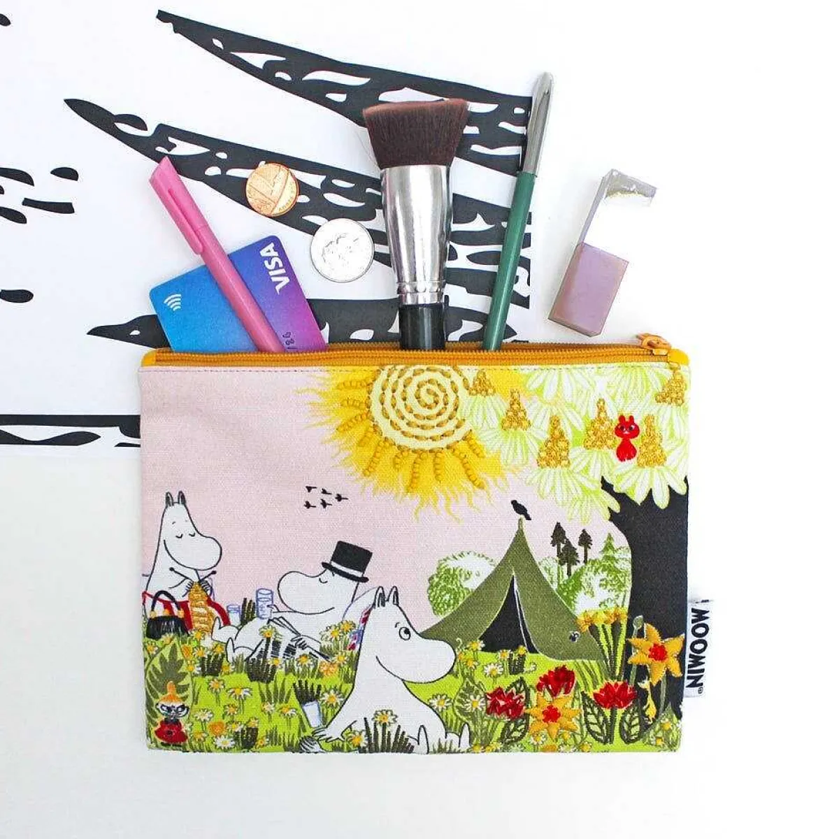 Moomin Camping Large Pouch Bag>House Of Disaster Discount