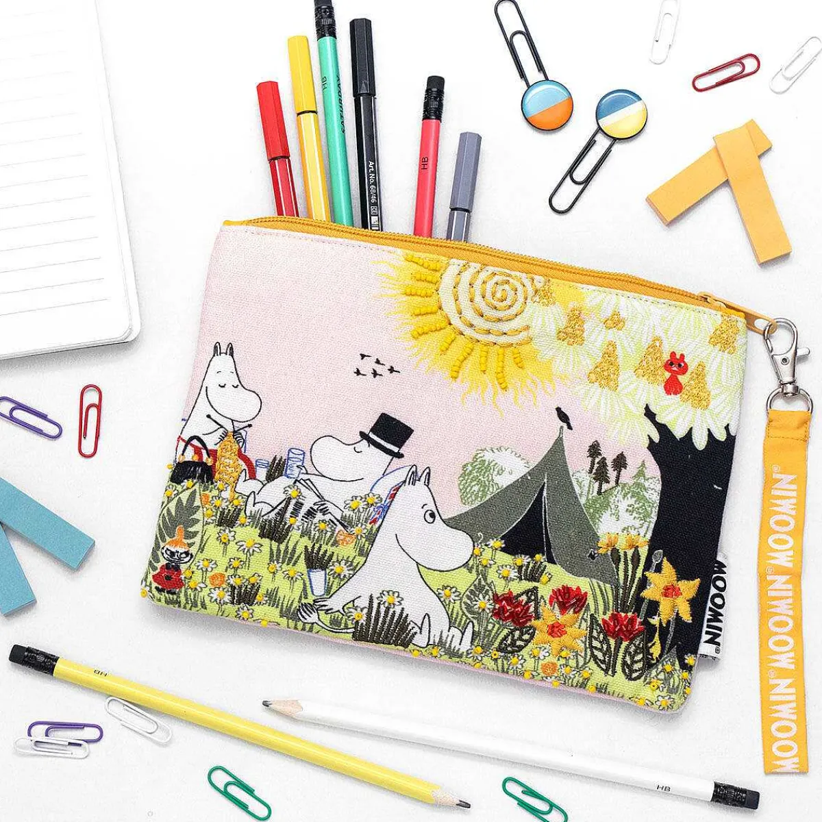 Moomin Camping Large Pouch Bag>House Of Disaster Discount