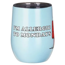 Peanuts 'I'M Allergic To Mondays' Travel Tumbler><noscript><img width=