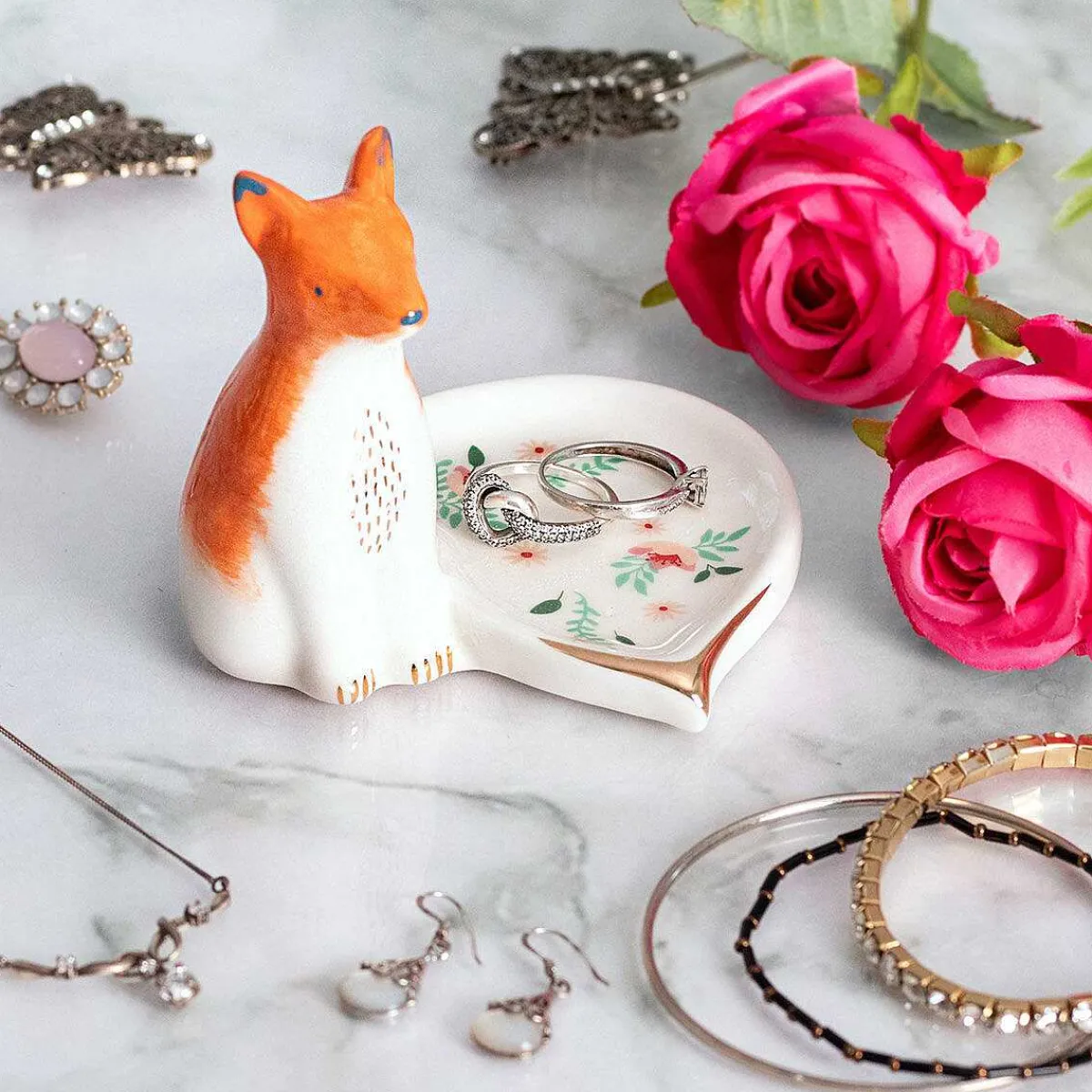Secret Garden Fox Dish With Gift Box>House Of Disaster Clearance