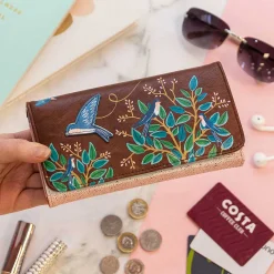 Secret Garden Bird Wallet><noscript><img width=