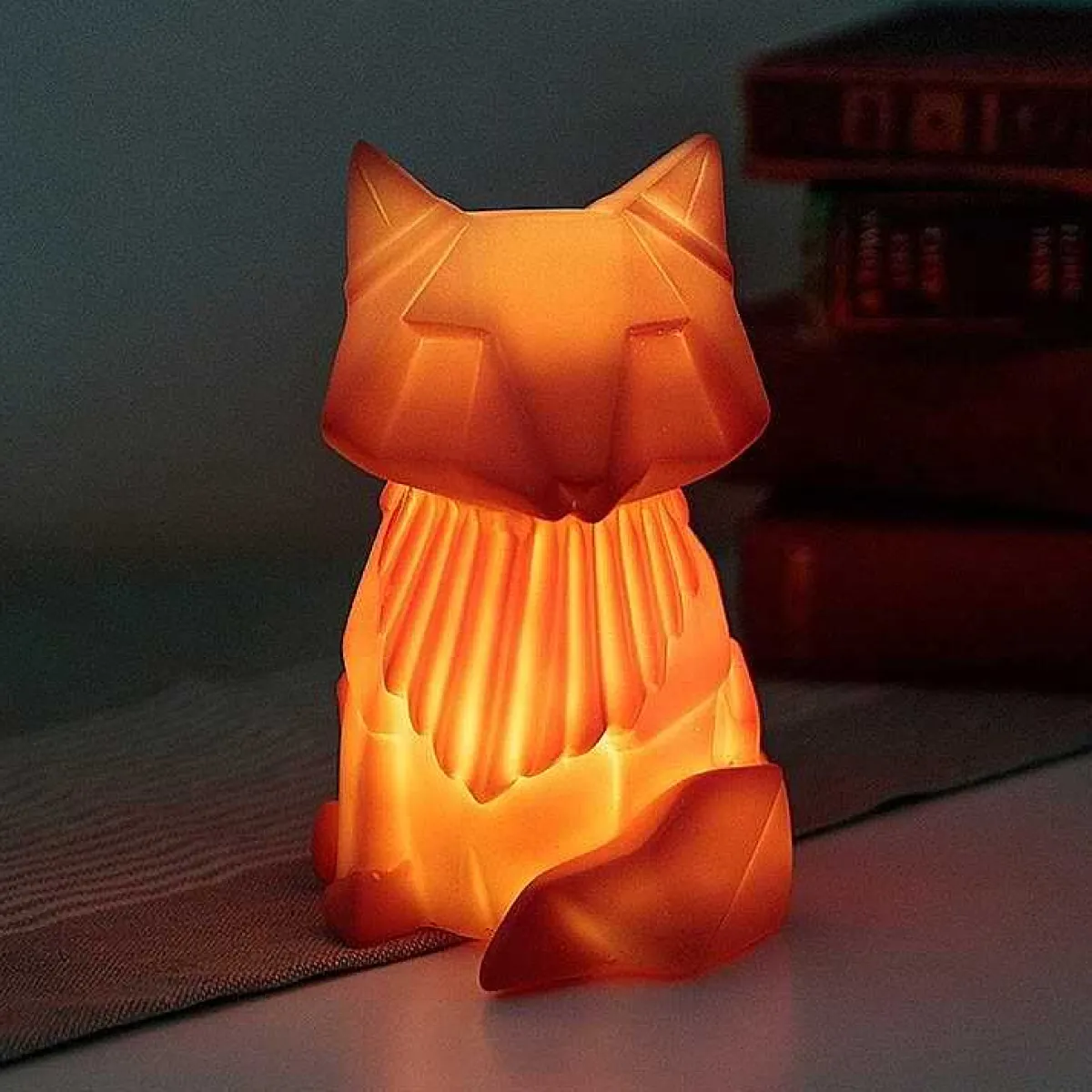 Small Led Orange Fox Origami Light>House Of Disaster Clearance