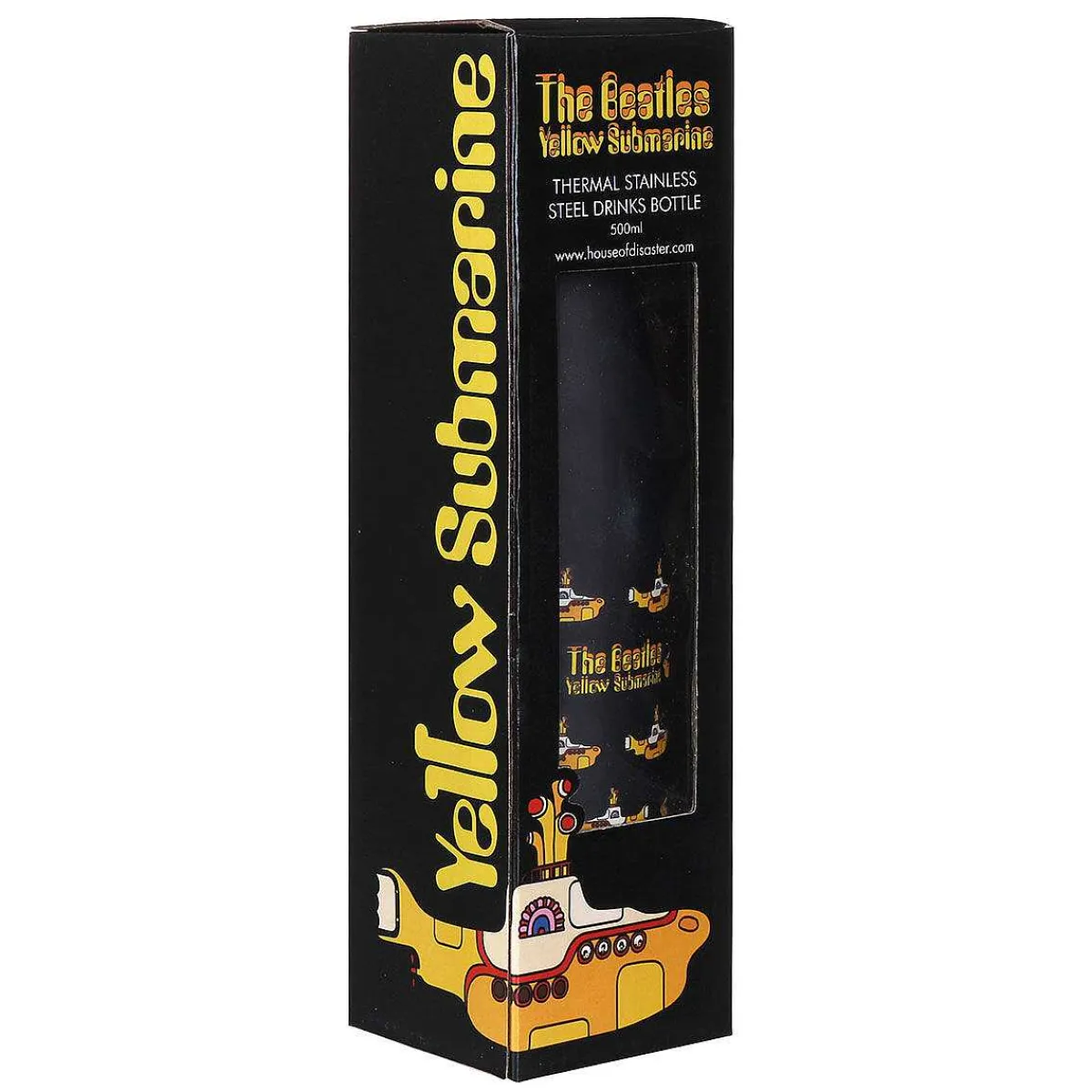 The Beatles Yellow Submarine 500Ml Thermal Water Bottle>House Of Disaster Online