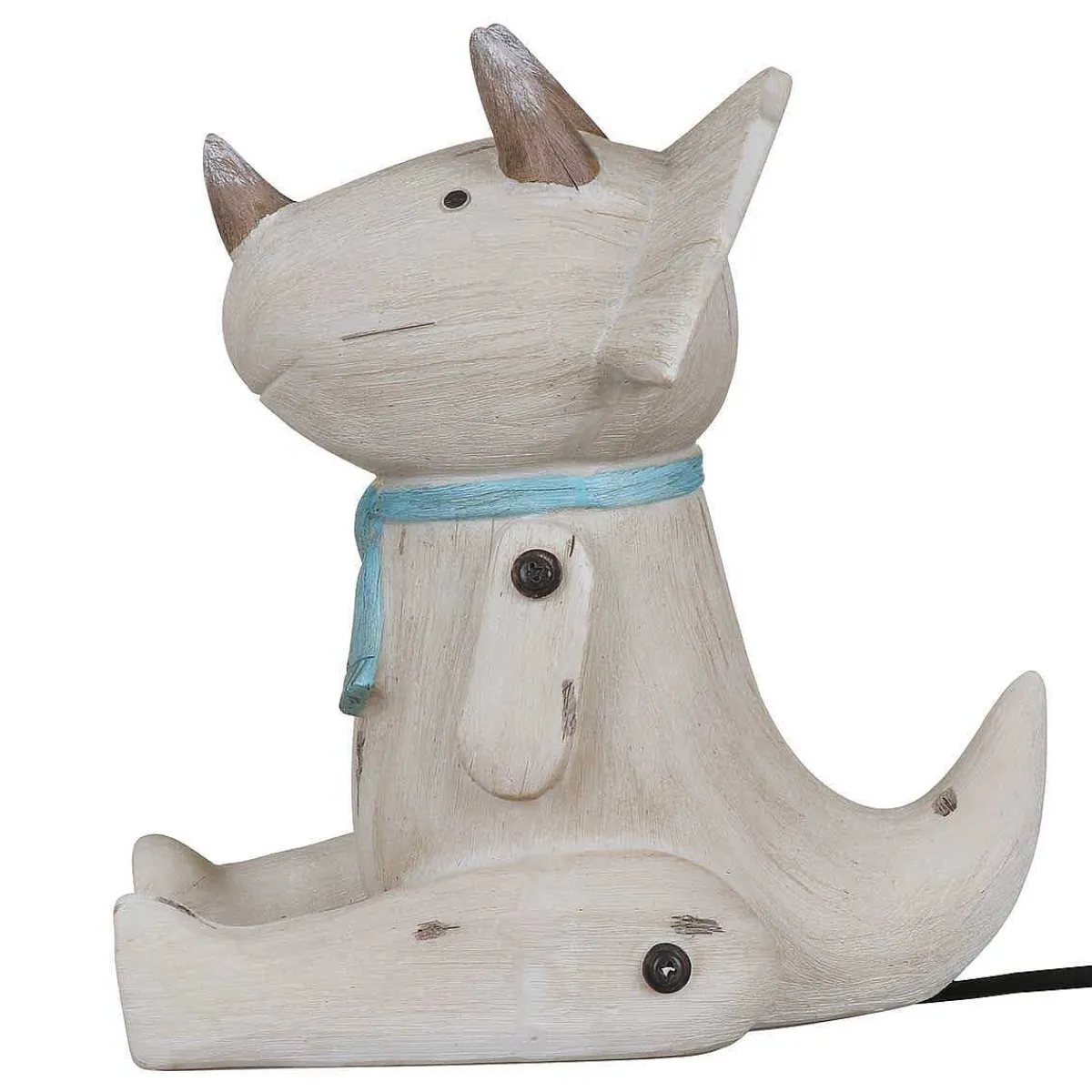 Wood Effect Sitting Triceratops Light>House Of Disaster Cheap