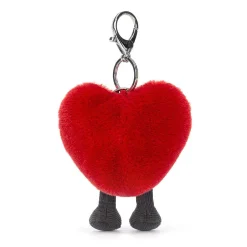 Amuseable Heart Bag Charm><noscript><img width=