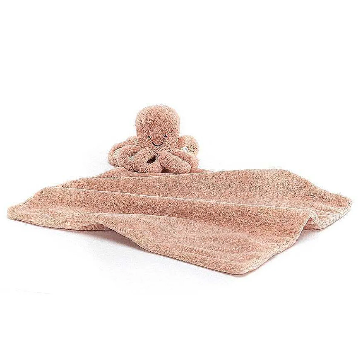Coral Pink Odell Octopus Soother>Jellycat Clearance