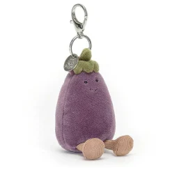 Vivacious Aubergine Bag Charm><noscript><img width=