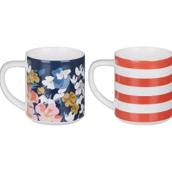 The Bright Side Set Of Two Stackable Mugs>Joules Clearance