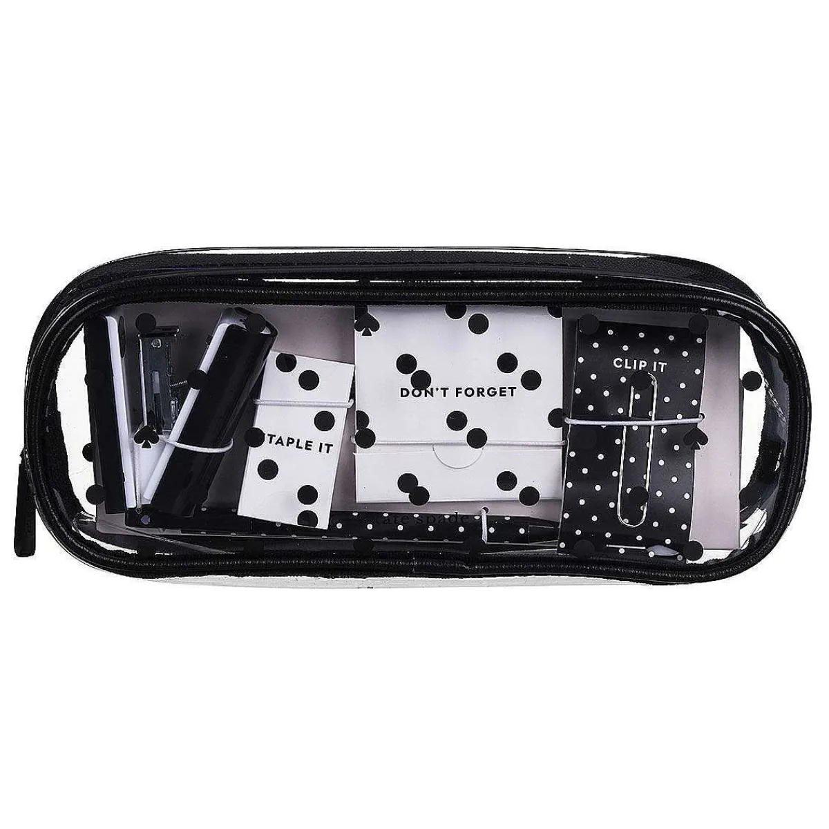 Black & White Spade Dot Mini Accessory Set>Kate Spade New York Clearance