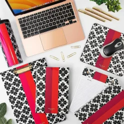 Black Spade Flower Split Notepad>Kate Spade New York Fashion