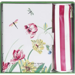 Dragonflies And Tulips Journal And Pen Case Set><noscript><img width=