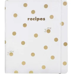 Gold Dot With Script Recipe Book><noscript><img width=