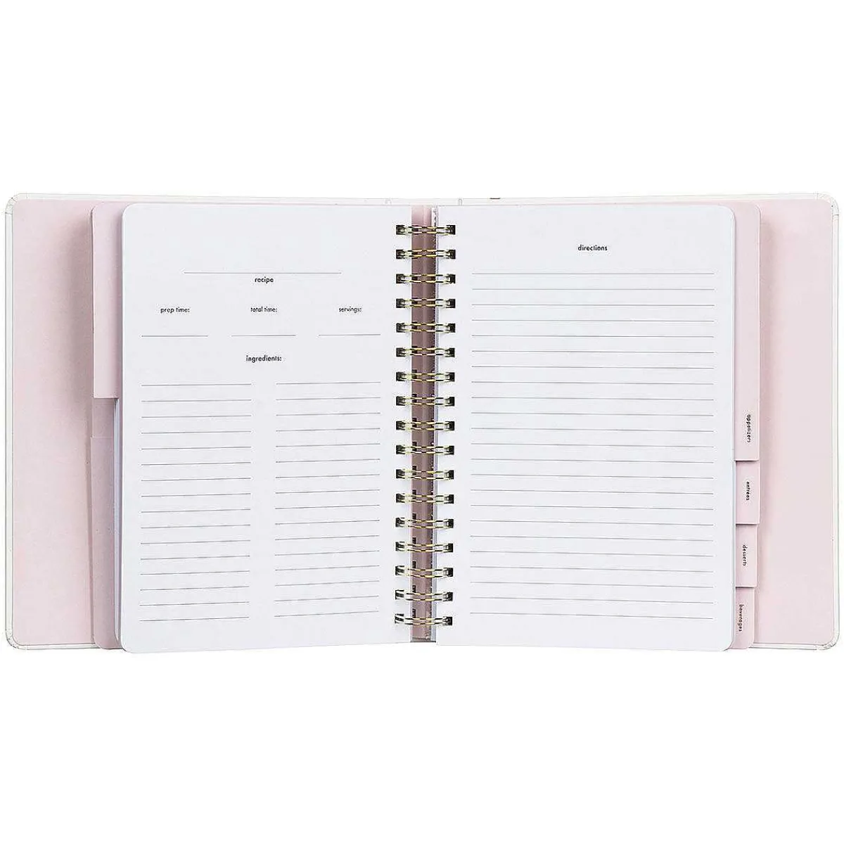 Gold Dot With Script Recipe Book>Kate Spade New York Cheap