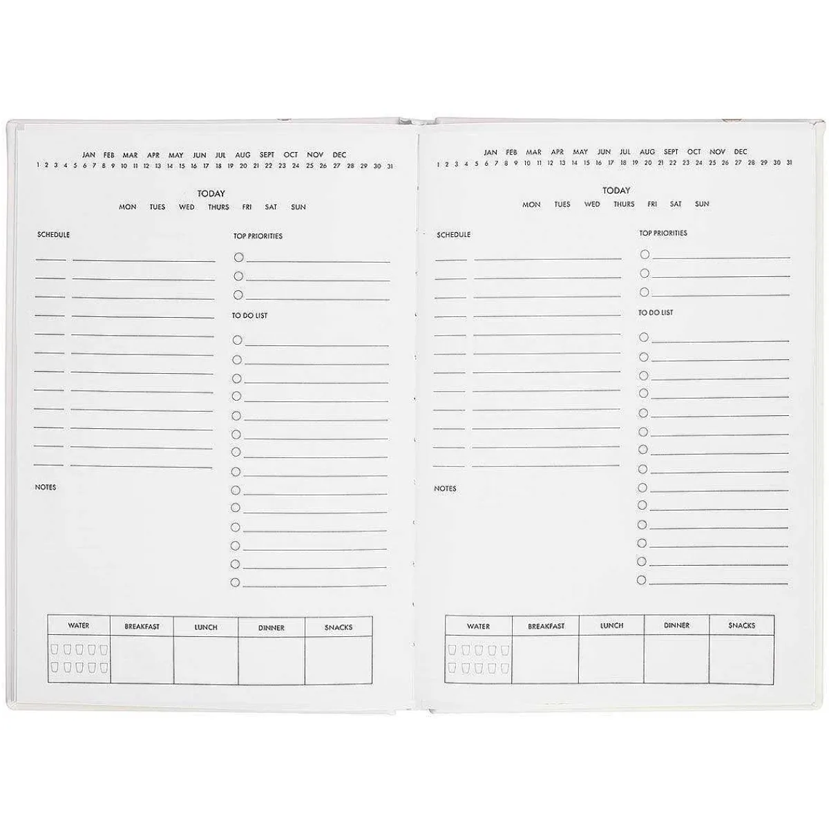 Gold Dot With Script Daily To-Do Planner>Kate Spade New York Best