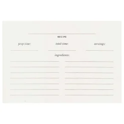 Gold Dot With Script Recipe Box><noscript><img width=