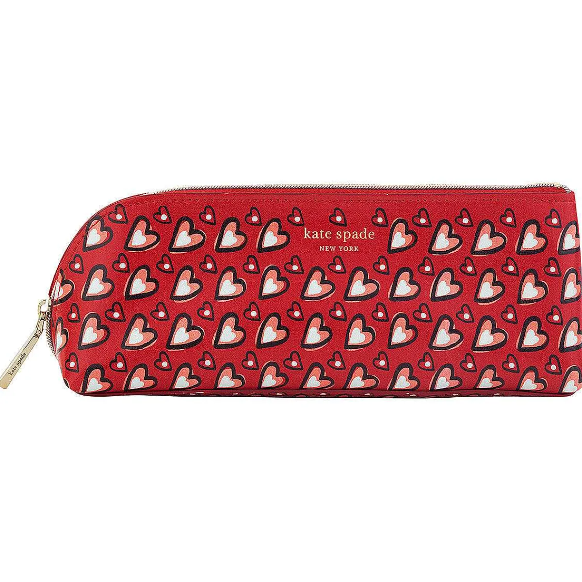 Hearts Filled Pencil Case>Kate Spade New York Clearance