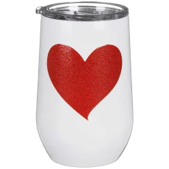Hearts Stainless Steel Wine Tumbler><noscript><img width=