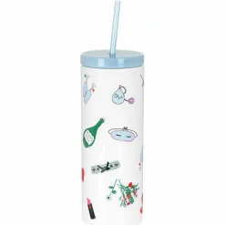 Wedding Cake Toss Acrylic Tumbler With Straw>Kate Spade New York Discount