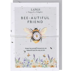 'Bee-Autiful Friend' Bracelet & Plantable Seed Card>Langs Outlet