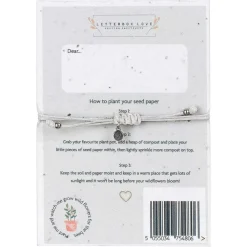 'Bee-Autiful Friend' Bracelet & Plantable Seed Card><noscript><img width=
