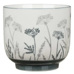 Cow Parsley Ceramic Plant Pot>Langs Shop
