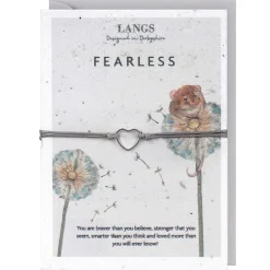 'Fearless' Bracelet & Plantable Seed Card>Langs Store