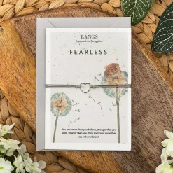 'Fearless' Bracelet & Plantable Seed Card><noscript><img width=