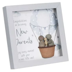 'New Parents' Pebble Wooden Plaque><noscript><img width=