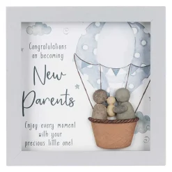 'New Parents' Pebble Wooden Plaque><noscript><img width=