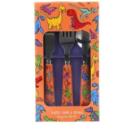 Leonardo's Little Stars Dinosaurs Cutlery Set><noscript><img width=