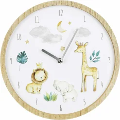 Little Moments Safari 30Cm Wall Clock>Temptation Gifts Cheap
