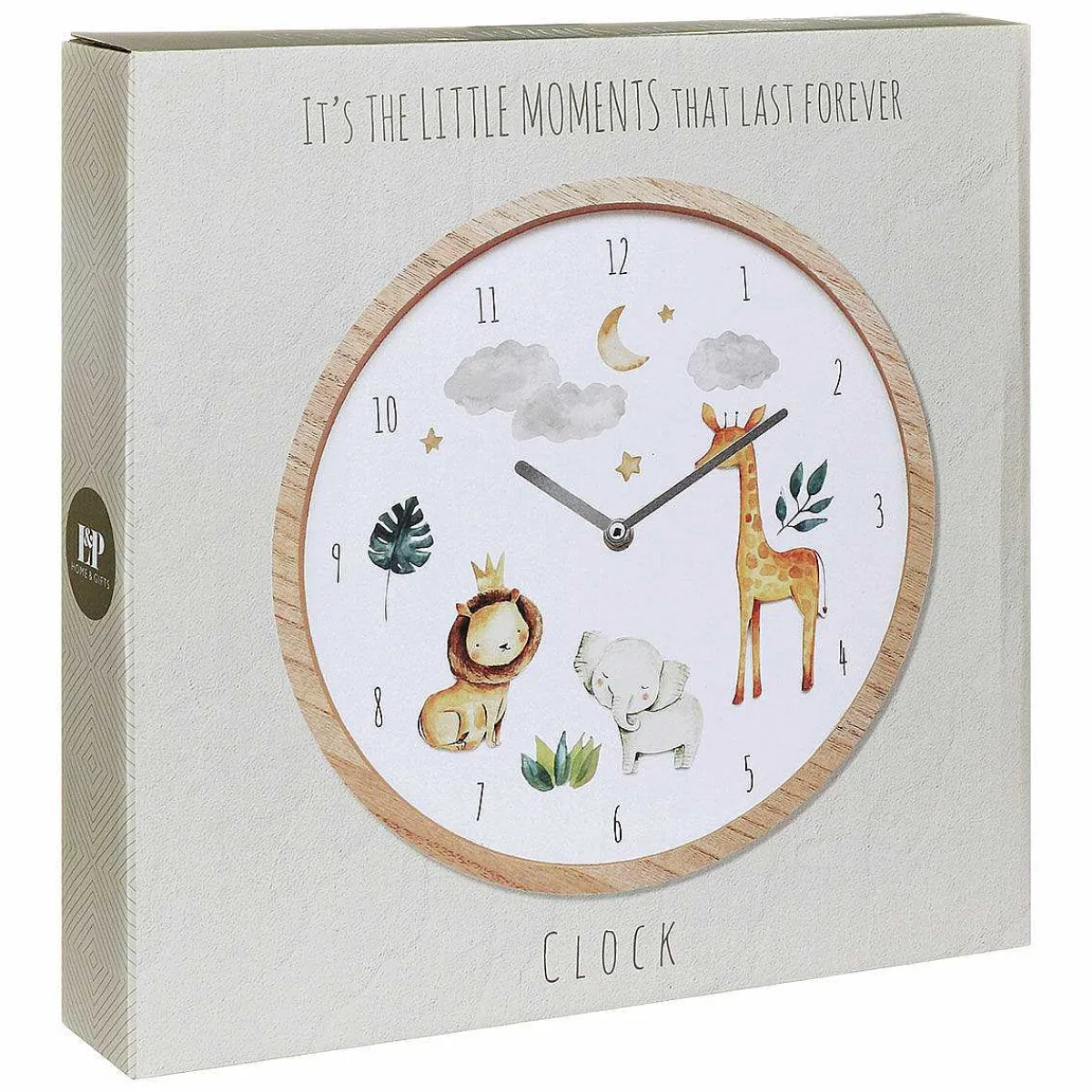Little Moments Safari 30Cm Wall Clock>Temptation Gifts Cheap