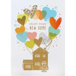 Balloons New Home Card>Louise Tiler Online