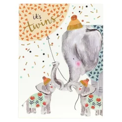 'It's Twins' Baby Card>Louise Tiler Discount