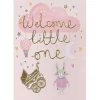 'Welcome Little One' Pink Baby Card>Louise Tiler Fashion