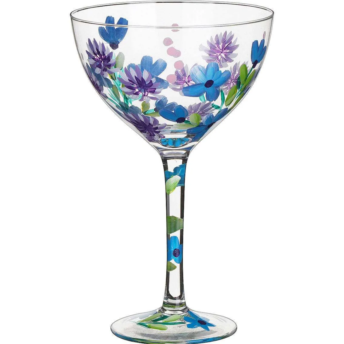 Cornflowers Cocktail Glass>Lynsey Johnstone Cheap