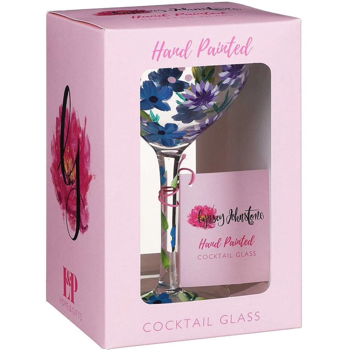 Cornflowers Cocktail Glass>Lynsey Johnstone Cheap