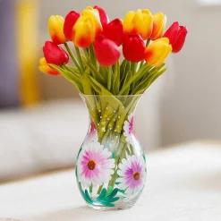 Hand Painted Cosmos Posy Vase><noscript><img width=