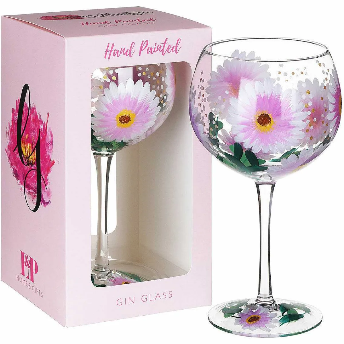 Hand Painted Cosmos Gin Glass>Lynsey Johnstone Sale