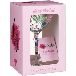 Meadow Thistles Cocktail Glass>Lynsey Johnstone Cheap