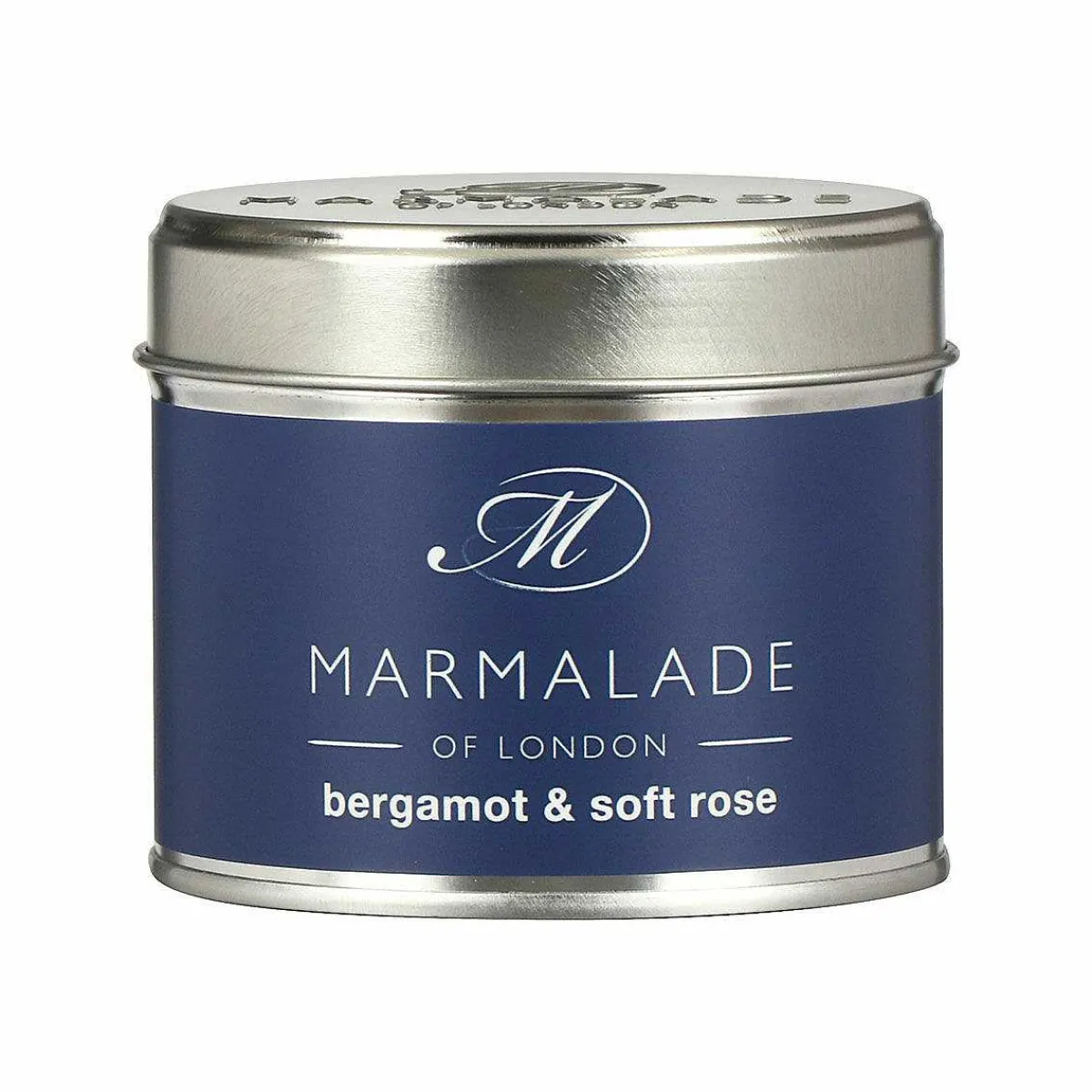 Bergamot & Soft Rose 210G Tin Soy Candle>Marmalade of London Outlet