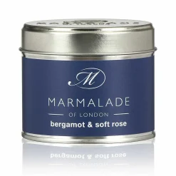 Bergamot & Soft Rose 210G Tin Soy Candle><noscript><img width=