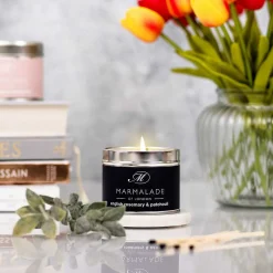 English Rosemary & Patchouli 210G Tin Soy Candle><noscript><img width=