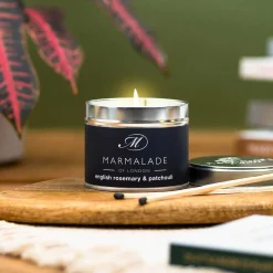 English Rosemary & Patchouli 210G Tin Soy Candle><noscript><img width=