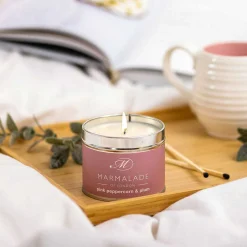 Pink Peppercorn & Plum 210G Tin Soy Candle><noscript><img width=