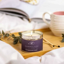 Pomegranate & Pear 210G Tin Soy Candle><noscript><img width=