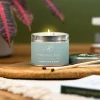 Tuscan Lime & Basil 210G Tin Soy Candle>Marmalade of London Clearance