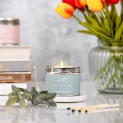 Tuscan Lime & Basil 210G Tin Soy Candle><noscript><img width=