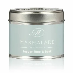 Tuscan Lime & Basil 210G Tin Soy Candle><noscript><img width=